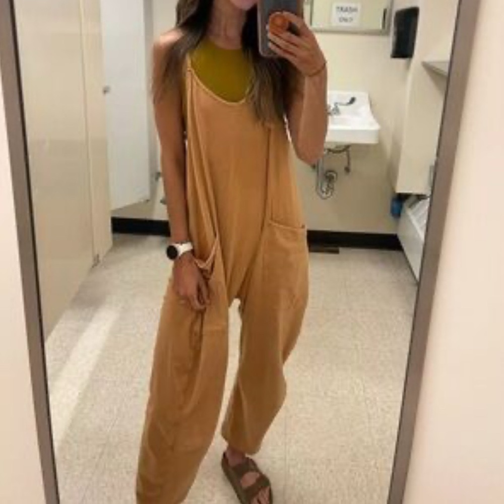 URBAN OUTFITTERS OUT FROM UNDER Women's Yellow Jumpsuit